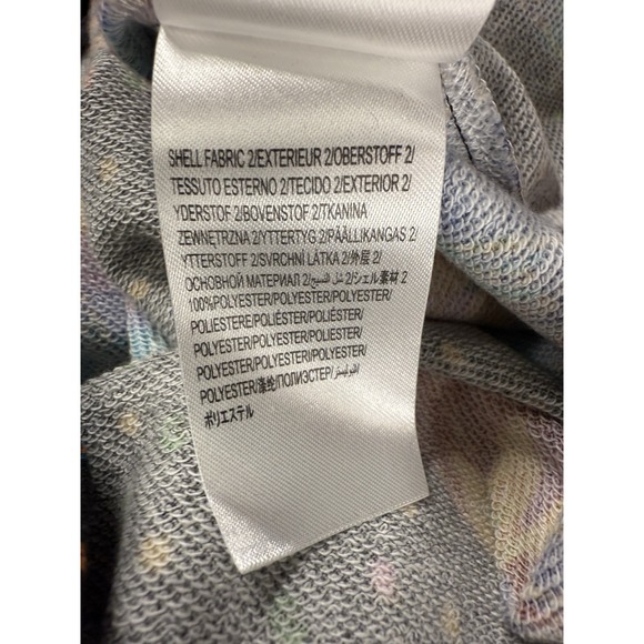 Farm Rio Rainbow Birds Sweatshirt Romper Women's XL Hooded NWT - Picture 7 of 16